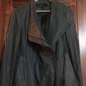 Real leather jkt